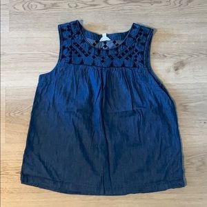 Madison Jules Chambray top